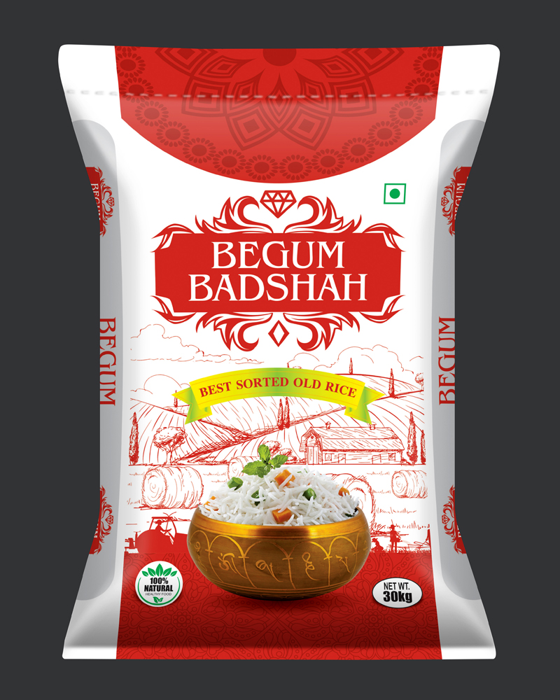 Begum Badshah Boiled Basmati Rice (30kg)