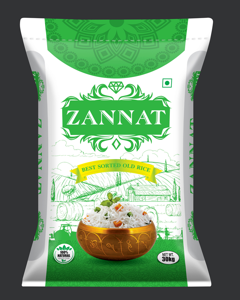 Zannat Boiled Basmati Rice (30kg)